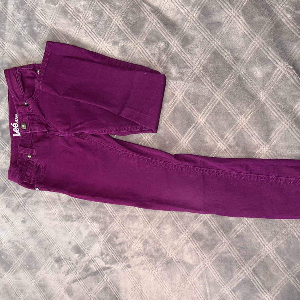 Lee girls Vibrant Purple Denim Pants